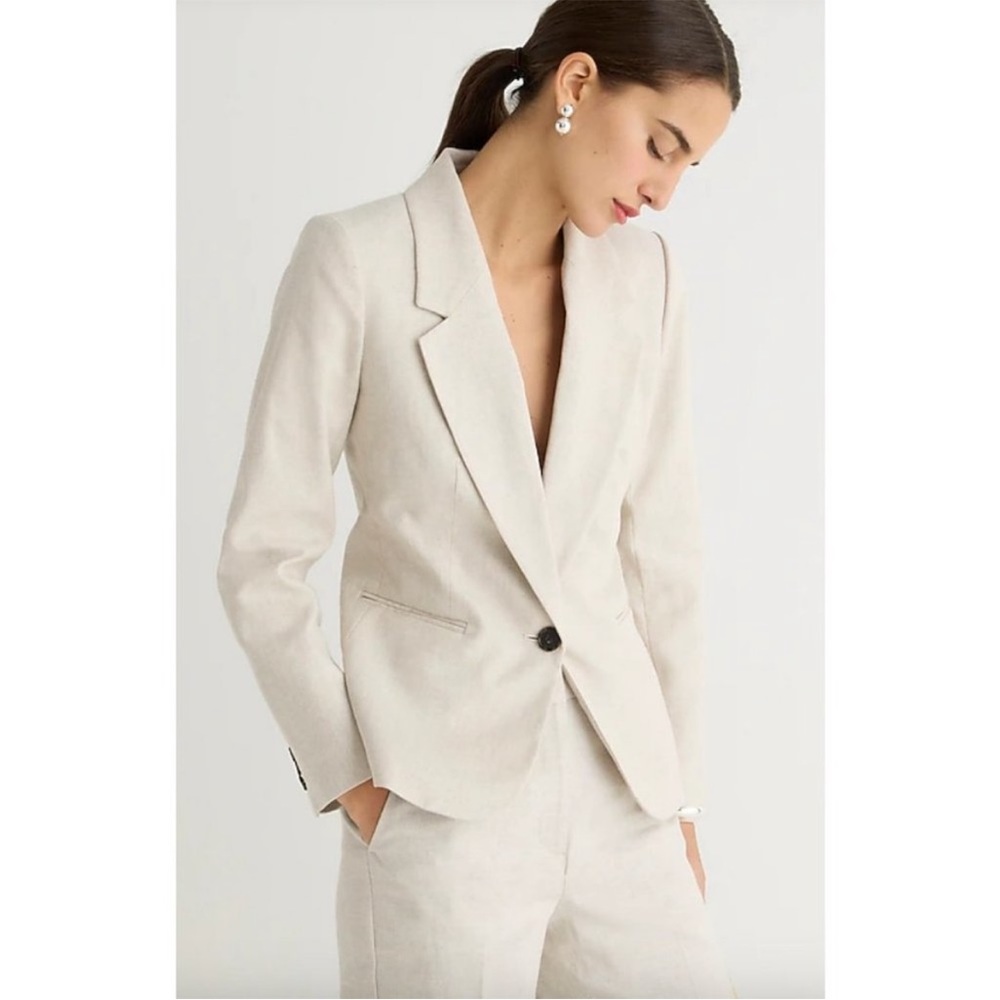 J.Crew Parke blazer in stretch linen blend